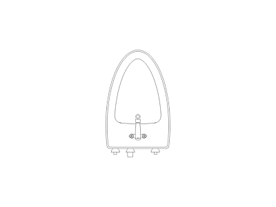 卫浴设施 现代简约洁具模型图块
