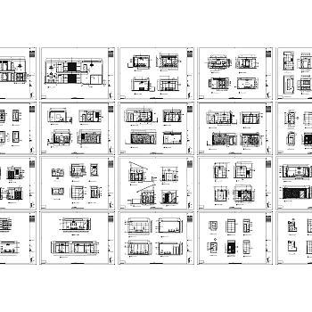 深圳星河丹堤項目C6-独立別墅CAD施工图套图及材料样板，别墅CAD建筑图纸下载