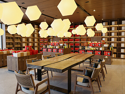 现代茶叶店