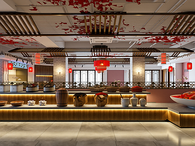 新中式自助餐厅