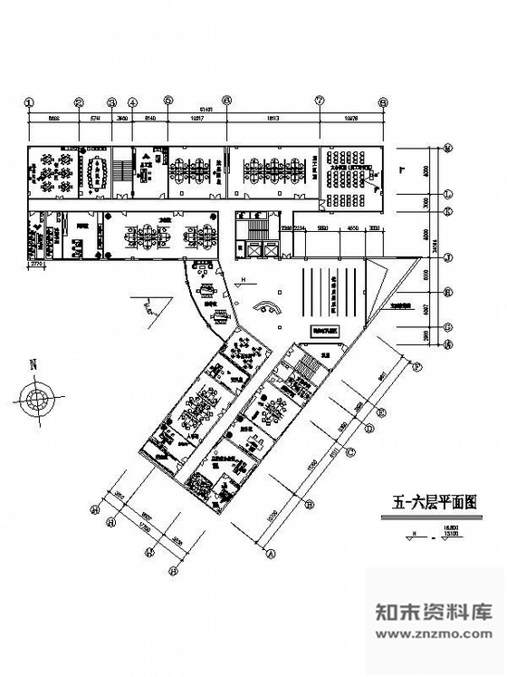 施工图南京某办公楼装修图纸