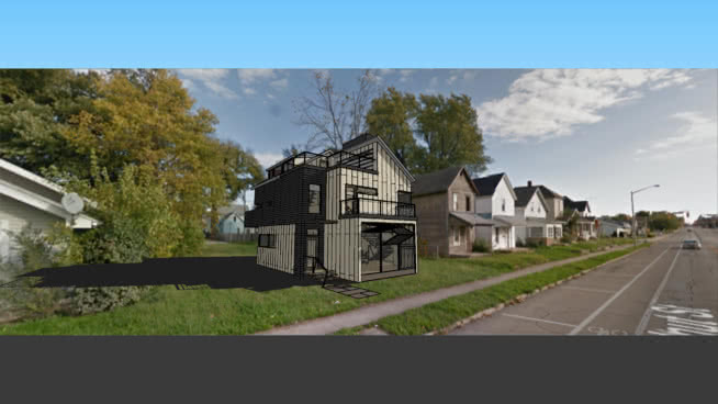 活+工作 活动房屋 街道 野营游乐汽车 教堂 公路