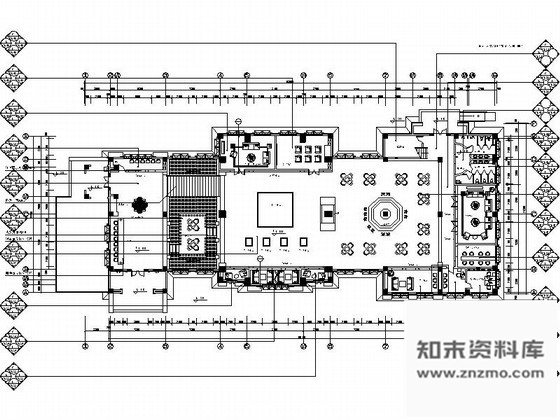 施工图天津精品古典售楼处室内施工图