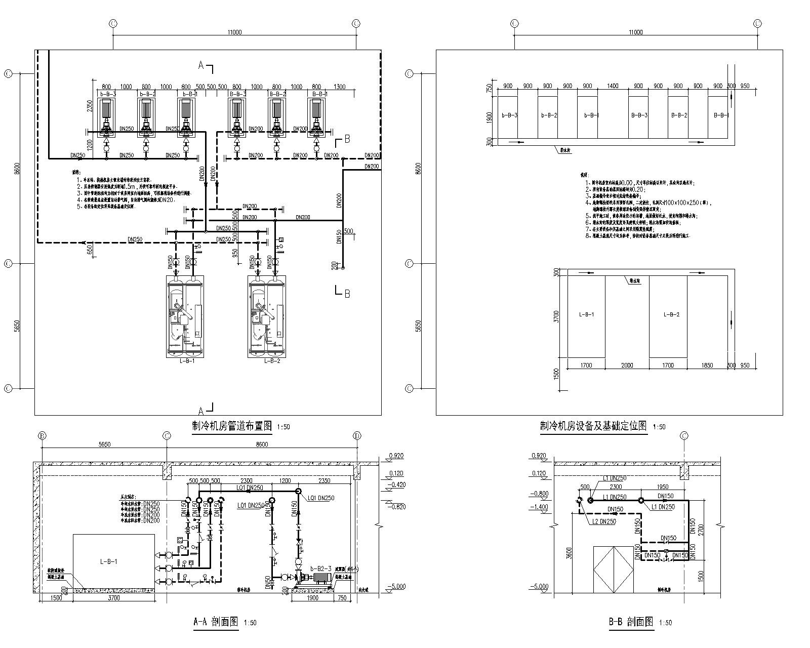 深圳坪山新区中心区文化综合体暖通施工图 建筑暖通