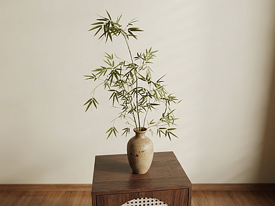 小型艺术绿植竹子