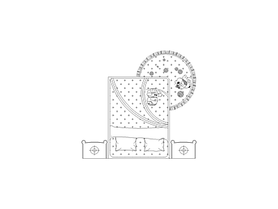 床 室内家具通用图块材料表灯具等