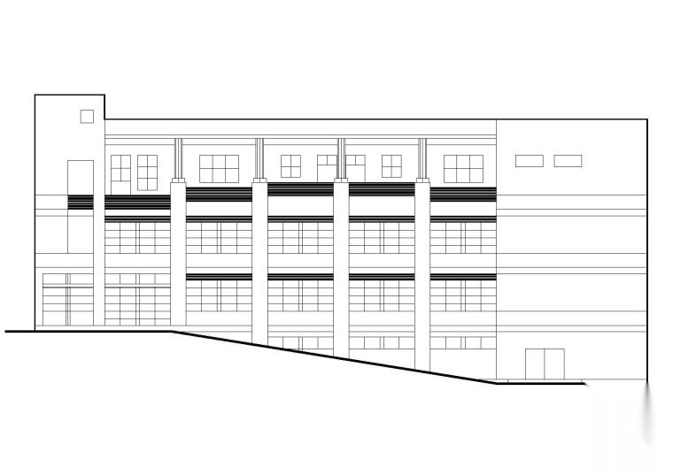 一键下载_10套食堂设计建筑施工图