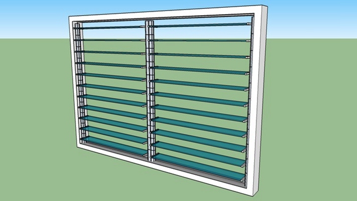 百叶窗 草图大师模型