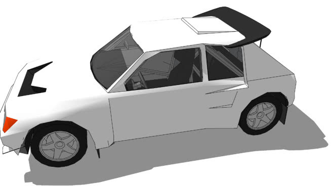 标致汽车205 T16 跑车 赛车 轮 旅行轿车