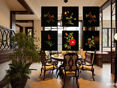 美式家居餐厅