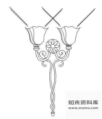 图块/节点壁灯图块7