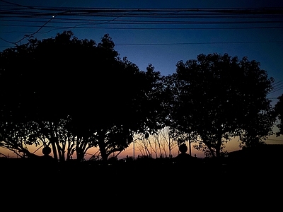 户外夜景