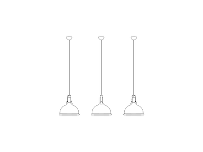 灯具图块 餐厅家具