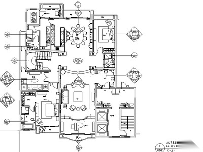 [北京]邱德光星河湾欧式新古典A4C6型施工图 平层
