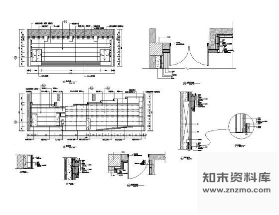 图块/节点报告厅墙面装饰详图Ⅱ