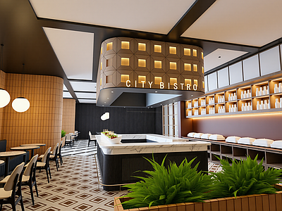 现代酒店餐厅