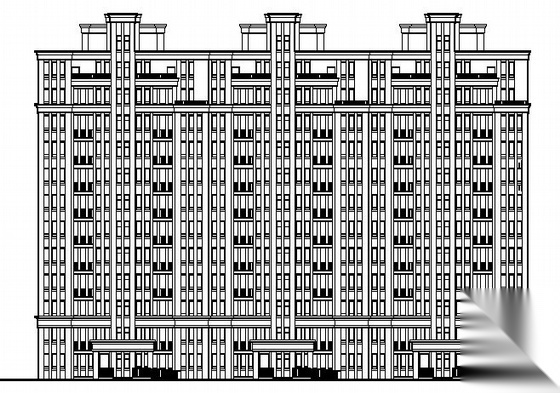 [宜昌市]某十二层住宅楼建筑施工图