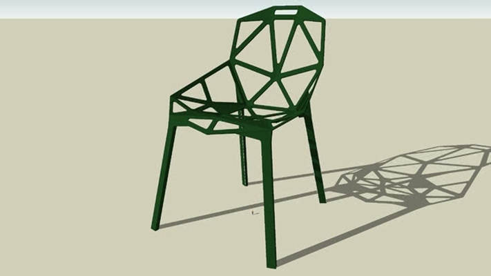休闲椅 草图大师模型