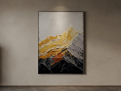 抽象风景挂画挂画