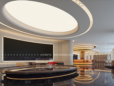 现代酒店大堂