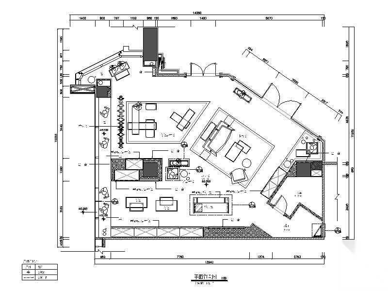 [广东]GUCCI专卖店室内装饰设计施工图（含效果图）