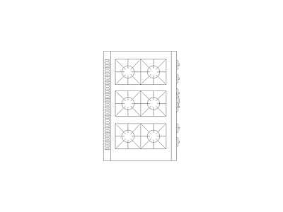 柜子 厨房厨具图块图块灶具图块灶具立面图块