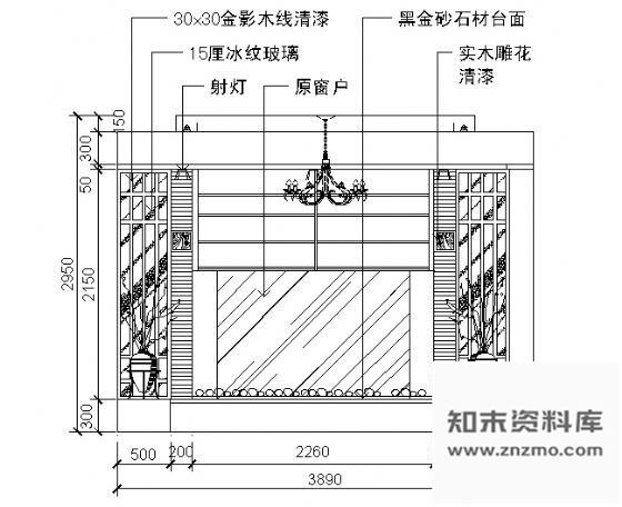 图块/节点餐厅包间立面