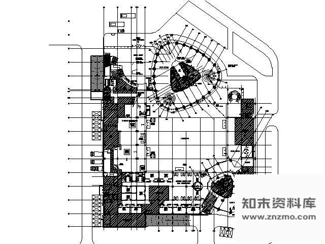 施工图喜来登大酒店中国某处施工图含手绘