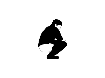 家装人体工程学尺图 人物男性蹲厕