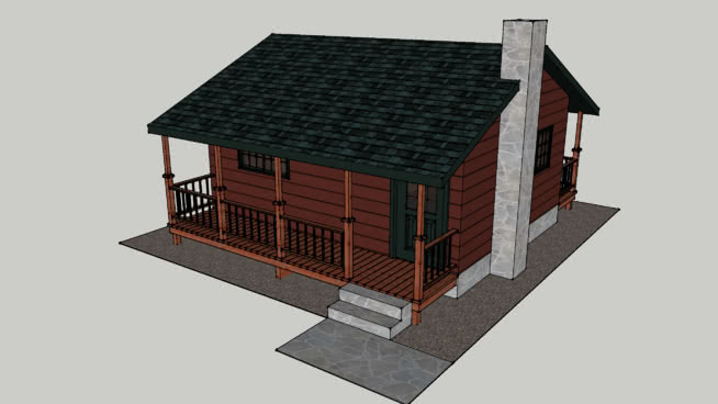 小单卧室小屋 鸟舍 屋 钟楼 纸盒箱 箱子