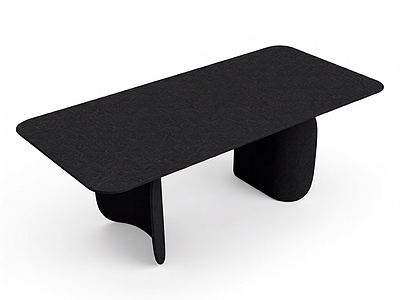 黑色纹理餐桌