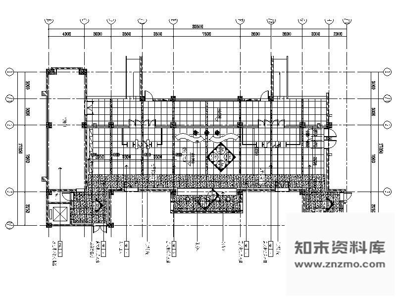 施工图江苏某学院图书馆装修图(含效果)