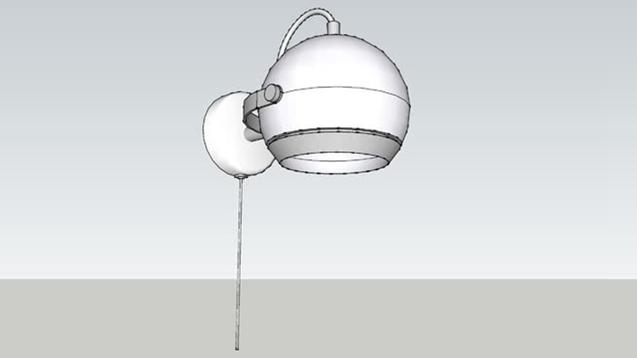 壁灯 草图大师模型