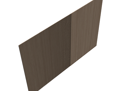 木质条纹隔断墙