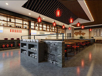 新中式自助餐厅