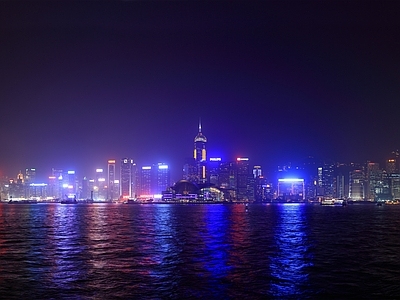夜景城市建筑环境