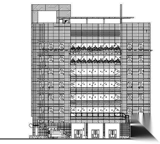 某六层传染病医院建筑方案图