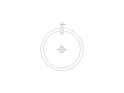 卫浴设施 现代简约洁具模型图块