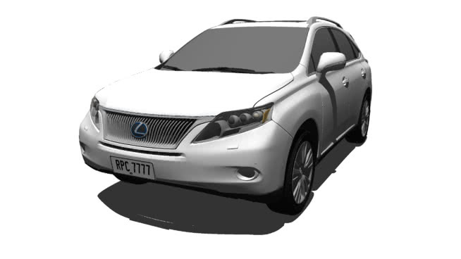 雷克萨斯RX450H（AL10/GLV10；2009—2012） 跑车 汽车 敞篷车 汽车散热器护栅 小型皮卡