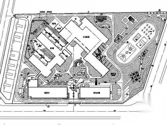 某儿童福利院景观设计施工图 居住区景观