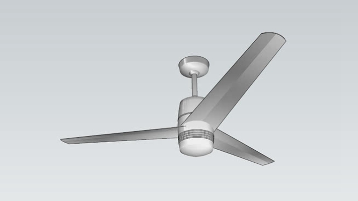 电风扇吊扇 草图大师模型