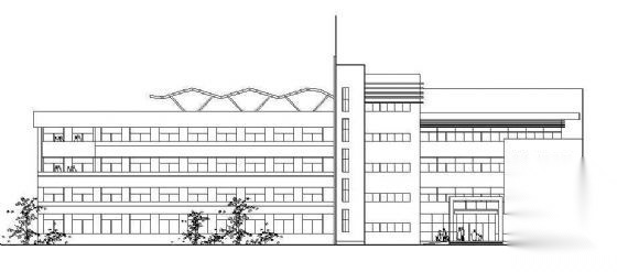 某市四层精神病院门诊楼建筑方案设计