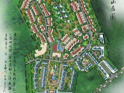 成都居住区景观设计方案 居住区景观