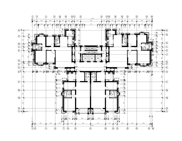 高层建筑石材幕墙施工图（CAD、50张）