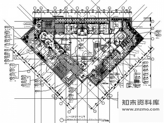 施工图成都900平米高档休闲会所施工图