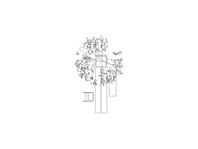 乔木种植 户型优化专用平面图块版本