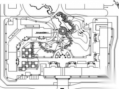 某小区环境绿化工程施工图 居住区景观