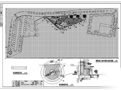 深圳某小广场景观设计施工图