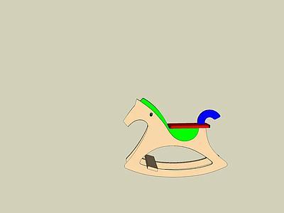 Cavallo a dondolo。摇摆木马