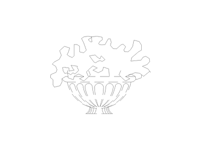 摆件 植物图块